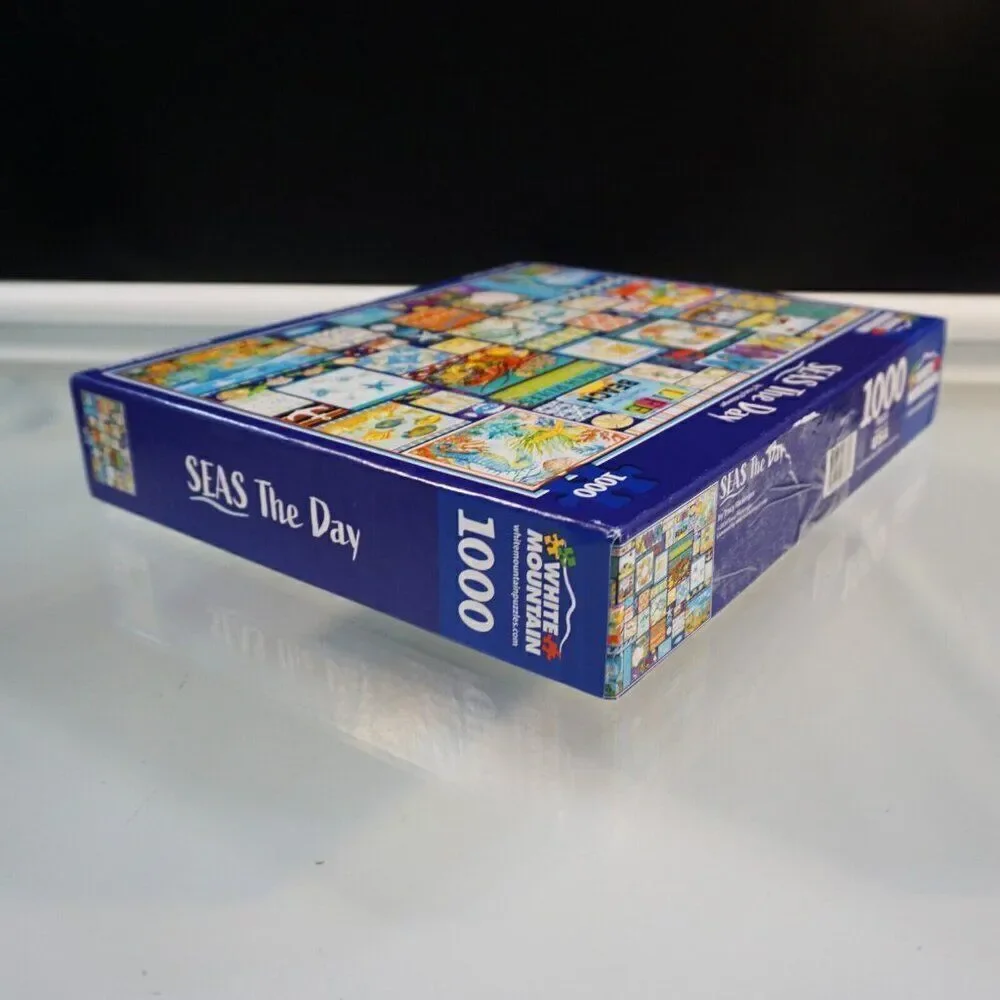 SEAS THE DAY By Tracy Flickinger 1000 Piece Jigsaw Puzzle White Mountain #1912